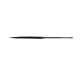 BAHCO Lime aiguille, demi-ronde, 140x5,0x1,8 mm, taille 0 2-304-14-0-0