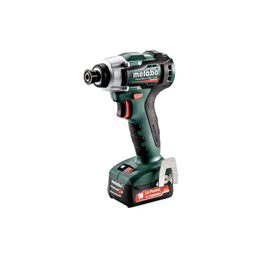 Metabo Akku-Schlagschrauber PowerMaxx SSD 12 BL (601115500) metaBOX 118 12V 2x2Ah Li-Power + SC 30