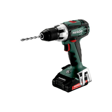 Metabo Akku-Bohrschrauber BS 18 LT Compact (602102530) metaBOX 145 18V 2x2Ah Li-Power + ASC 55