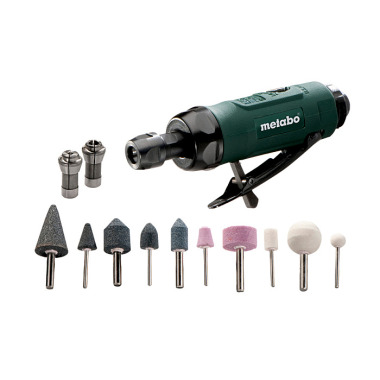 Metabo Druckluft-Geradschleifer DG 25 Set (604116500) Kunststoffkoffer