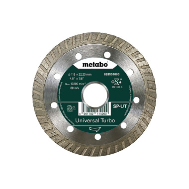 Metabo Diamanttrennscheibe 115x22,23mm, SP-UT, Universal Turbo SP (628551000)