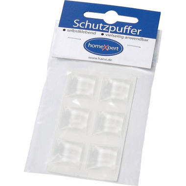 Schutzpuffer Clear 20,5mm Ku.transp.Quadrat selbstkl. 563205