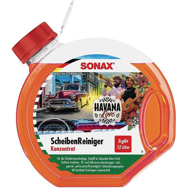 ScheibenReiniger Havana Love Konzentrat 3l Rundflasche SONAX 03934000