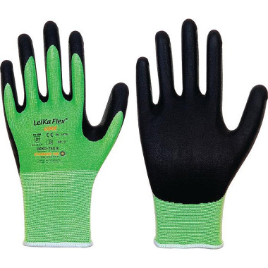 Handschuhe LeikaFlex® Cool Gr.8 grün/schwarz EN 388,EN 420 PSA II 12 PA LEIPOLD 1476-8