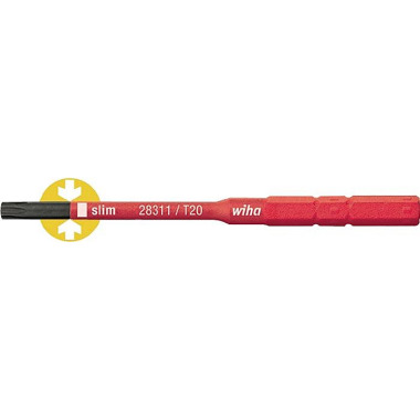 Wechselkl.SlimBit electric TORX T 15x75mm VDE isol.WIHA 35508