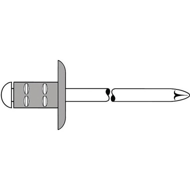 Blindniet PolyGrip® Nietschaft dxl 3,2x8mm K9,5 Alu./STA 1000 St.GESIPA 1433825