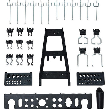 Werkzeughaltersortiment BxHmm 30-tlg.Werkzeugschrank/Lo chwand 73000