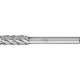 Frässtift ZYAS D.8mm Kopf-L.20mm Schaft-D.6mm HM Verz.STEEL PFERD 21100387