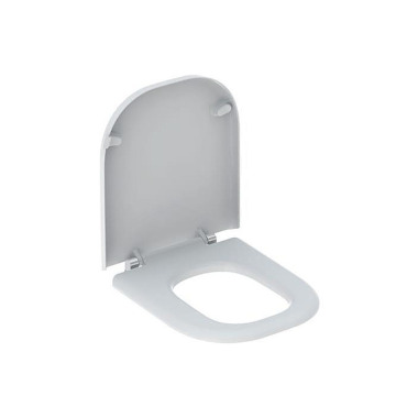 Geberit WC-Sitz RENOVA CO MFORT barrierefrei, antib akteriell, eckig weiß 572830000