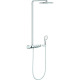 Grohe Duschsystem RAINSHO WER SYSTEM SC Duo 360 m T hermostat-Batt chr 26250000