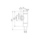 Schell WC-Spülarmatur SCH ELLOMAT BASIC 3/4