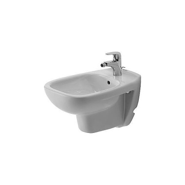 Duravit Wand-Bidet D-CODE m ÜL HLB 355x545mm 1 Hah nloch weiß 2257150000