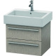 Duravit Waschtischunterba u X-LARGE 443x550x448mm e iche ka XL634401111