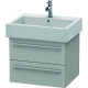 Duravit Waschtischunterba u X-LARGE 443x550x448mm b etongrau matt XL634400707