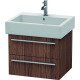 Duravit Waschtischunterba u X-LARGE 443x550x448mm n ussbaum dunkel XL634402121