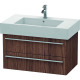 Duravit Waschtischunterba u X-LARGE 468x800x448mm n ussbaum dunkel XL635202121