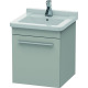 Duravit Waschtischunterba u X-LARGE 443x440x510mm A ns rechts betongrau matt XL6525R0707