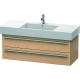 Duravit Waschtischunterba u X-LARGE 468x1200x448mm eiche geb XL635401212