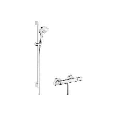 HG Brausekombi CROMA SELE CT E VARIO Shower Set 900 mm weiß/chrom 27082400