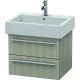 Duravit Waschtischunterba u X-LARGE 443x550x448mm p i sil XL634403131