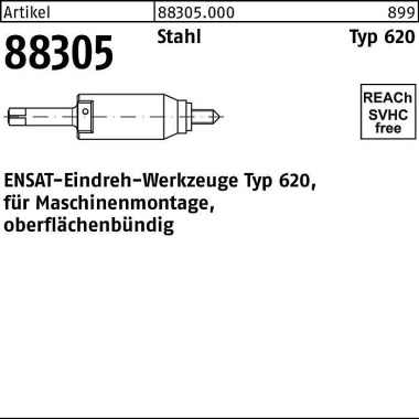 Eindrehwerkzeug R 88305 T yp 620 M14 Stahl 1 Stück ENSAT 883050000140000