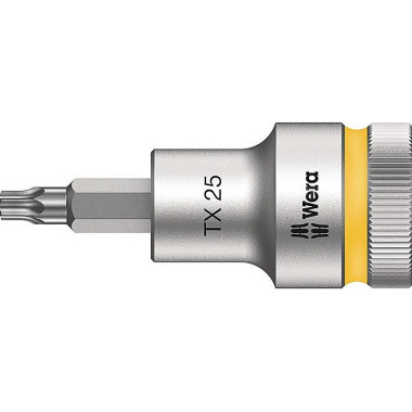 Steckschlüsseleinsatz 8767 C HF TORX® 1/2 Zoll T25 L.60mm WERA 05003831001