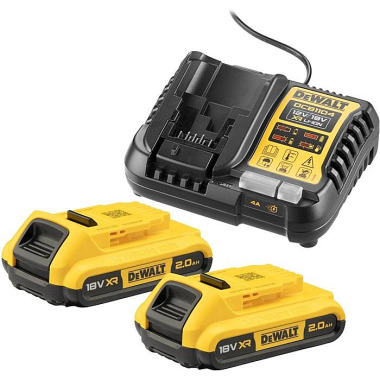 Akku-Starter-Set DCB1104D2 18V 2Ah DEWALT DCB1104D2-QW