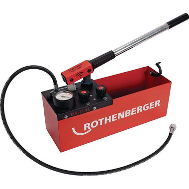 Prüfpumpe RP 50 dig.0-30bar R 1/2 Zoll Saugvolumen p.Hub ca.45ml ROTHENBERGER 1000004000