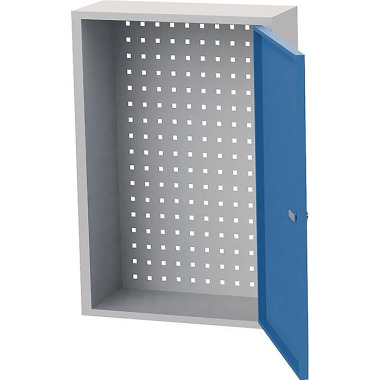 Hängeschrank H750xB500xT200mm Vollblechtüren lichtgrau/signalblau NW 1 lichtgrau/signalblau