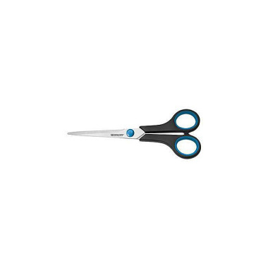 Westcott Schere Easy Grip E-30271 00 18cm Stahl sc hwarz/blau 172213260