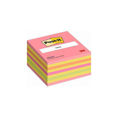 Post-it Haftnotizwürfel 2 028NP 76x45x76mm 450Blatt neonpink 111207099