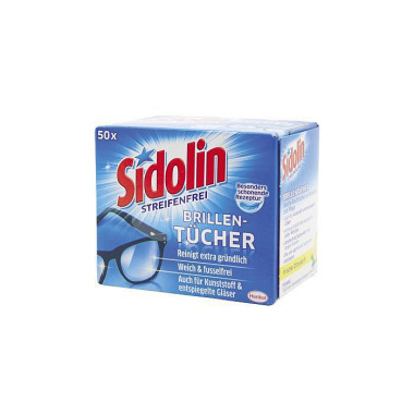 Sidolin Brillenputztuch 6 63429 50 St./Pack. 495002050