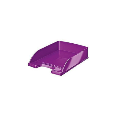 Leitz Briefablage WOW Plu s 52263062 DIN A4 stapelb ar PS violett 127044040