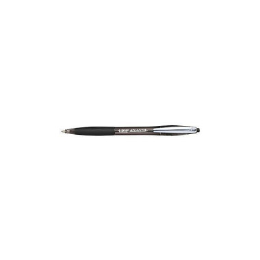 BIC Kugelschreiber ATLANT IS Soft 9021332 0,4mm Dru ckmechanik schwarz 302320290