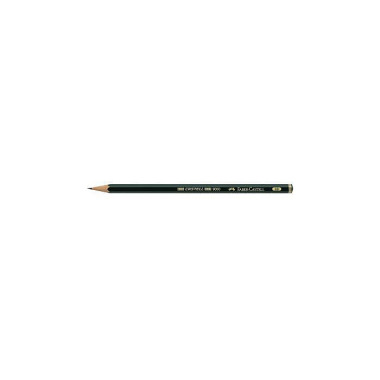 Faber-Castell Bleistift C ASTELL 9000 119006 6B dun kelgrün 306000366