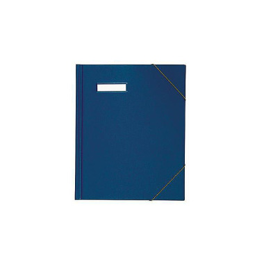 ELBA Umlaufmappe colors 1 00420821 DIN A4 PVC Ecksp anngummi blau 125006150