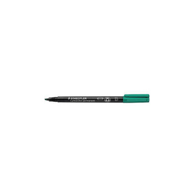 STAEDTLER Folienstift Lum ocolor 314-5 1-2,5mm perm anent grün 156027460