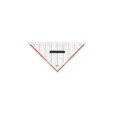 RUMOLD Geometriedreieck 1 158 32,5cm Kunststoff tra nsparent 232001200