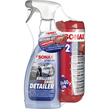 Sonax AktionsSet XTREME BrilliantShine Detailer 750 ml mit 2 MicrofaserTücher 02879410