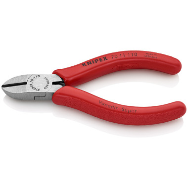 Knipex Diagonal Cutter black atramentized plastic coated 110mm 70 11 110