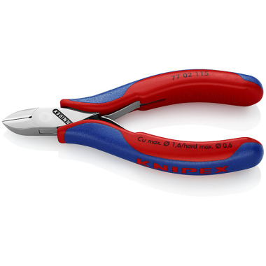 Knipex Electronics Diagonal Cutter with multi-component grips 115mm 77 02 115