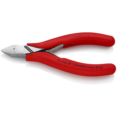 Knipex Electronics Diagonal Cutter plastic coated 115mm 77 41 115