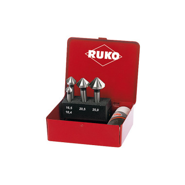 Ruko Assortimenti di svasatori DIN 335 forma C 90° HSS Co 5 102150E