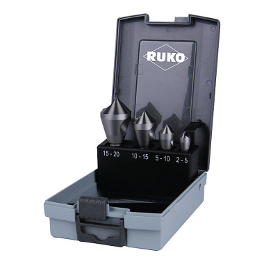 Ruko Assortimento svasatori con foro laterale 90° HSS Co 5 102312ERO