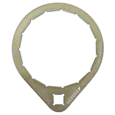 Gedore KLANN Chiave per filtro dell’olio 15 flats KL-0122-57