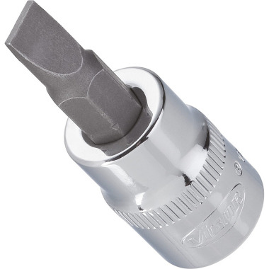 Vigor Punta per cacciavite - cava quadrata 10 mm (3/8 pollici) - profilo a fessura - 1,2 x 8 V2286