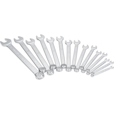 Vigor Set chiavi combinate - profilo esagonale esterno, profilo doppio esagono esterno - 6 ? 19 - Numero di utensili: 15 V4472