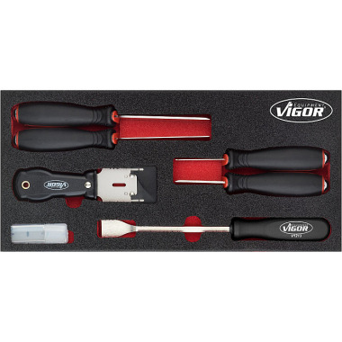 Vigor Set raschietti - numero di utensili: 16 V5017