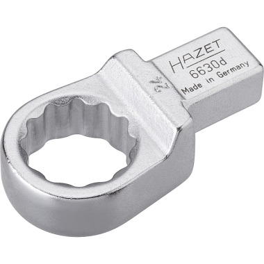 HAZET Chiave ad anello ad inserimento - quadro inserto 14 x 18 mm - profilo trazione doppio esagono esterno - 24 mm 6630D-24