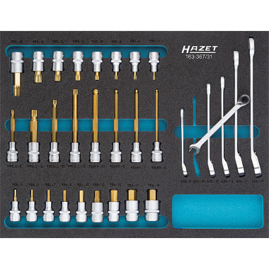 HAZET Assortimento di utensili - numero di utensili: 31 163-367/31